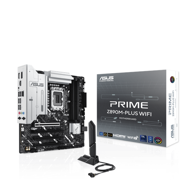 Mainboard - Asus PRIME Z890M-PLUS WIFI (Intel Z890 / Socket LGA1851 / mATX / DDR5)