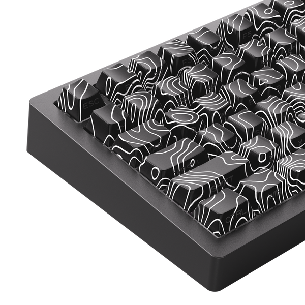 Bàn phím Cơ Không Dây - MonsGeek M1 V5-SP Contour Black (RGB/Aluminum/Akko V3 Piano Pro)