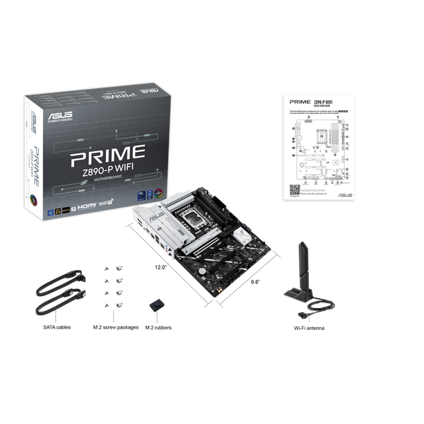 Mainboard - ASUS PRIME Z890-P WIFI (Intel Z890, Socket 1851, ATX, DDR5)