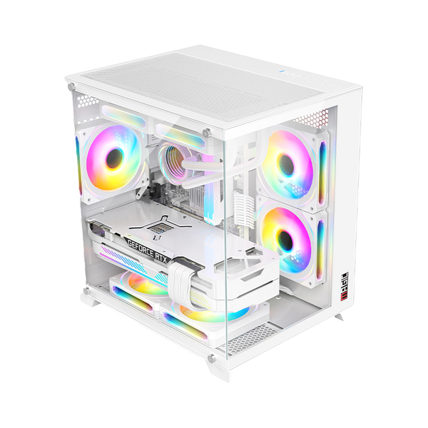 Case Máy Tính- Magic Aqua-M Ultra (Đen/Trắng)