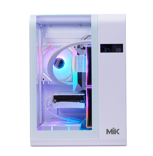 Case máy tính - MIK Barbatos M | Đen | Trắng