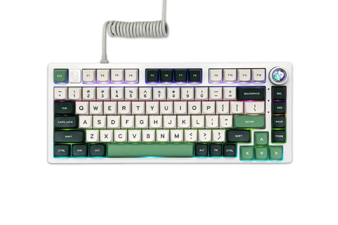 Bàn Phím Cơ Có Dây - Leobog Hi75 White Green