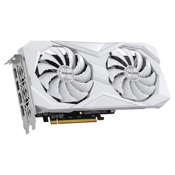 Card Màn Hình - ASROCK Radeon RX 6600 CHALLENGER WHITE 8GB GDDR6