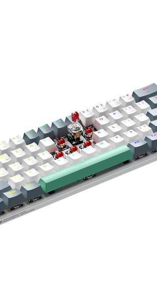 Bàn Phím Không Dây - Machenike K500-B61 | 3Modes| LED RGB| Hot-swap