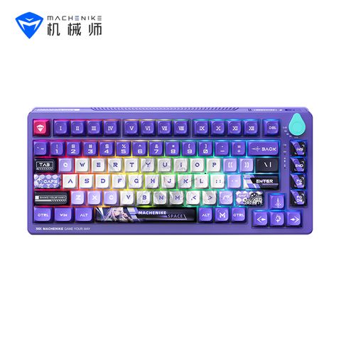 Bàn Phím Không Dây - Machenike K600T-B82 | 3 Modes | LED RGB| Hot-Swap