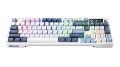 Bàn Phím Cơ Không Dây - Machenike K600G-B97 / Tri-mode / RGB