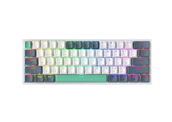 Bàn Phím Không Dây - Machenike K500-B61 | 3Modes| LED RGB| Hot-swap