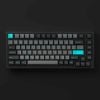 Bàn phím cơ MonsGeek MG75 Black & Cyan (White LED / AKKO Switch V3 / PBT Double-Shot)