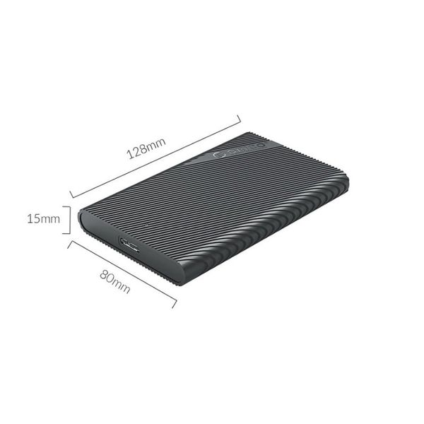 Hộp ổ cứng ORICO 251U3-BK (SATA 3/ USB 3.0/ 2.5 inch)