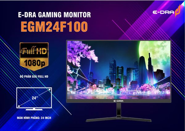 Màn Hình Máy Tính - E-DRA EGM24F100 | 24 inch | FullHD | 100hz | HDMI - VGA