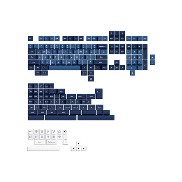 AKKO Keycap Set – OceanStar ( ABS Double-Shot  / SAL profile / 195 nút)