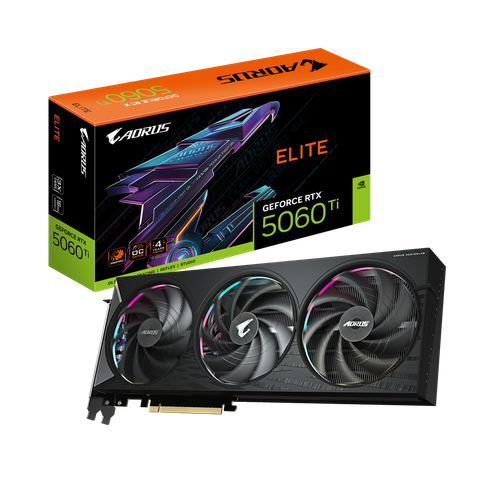 Card Màn Hình - Gigabyte AORUS GeForce RTX™ 5060 Ti ELITE 16G