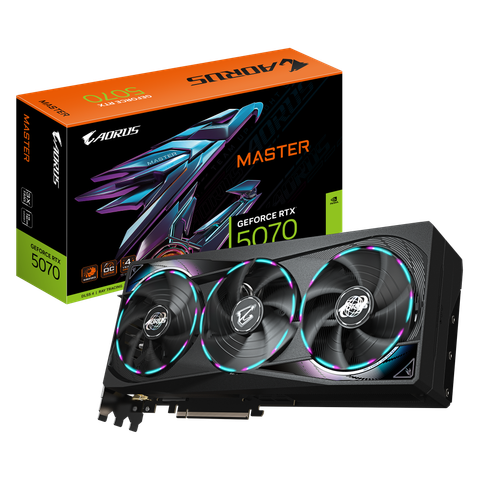 Card Màn Hình - Gigabyte AORUS GeForce RTX™ 5070 MASTER 12G