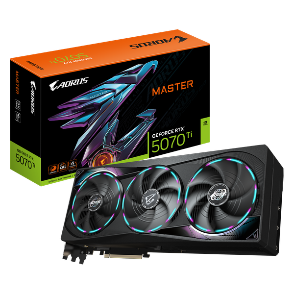 Card Màn Hình - Gigabyte AORUS GeForce RTX™ 5070 Ti MASTER 16G