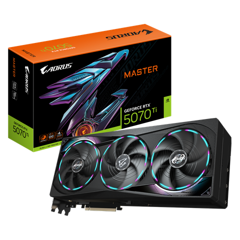 Card Màn Hình - Gigabyte AORUS GeForce RTX™ 5070 Ti MASTER 16G