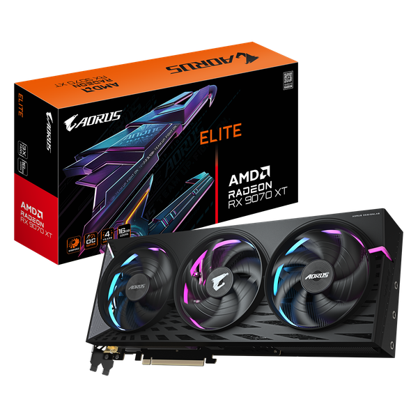 Card Màn Hình - Gigabyte Radeon RX 9070 XT AORUS ELITE 16GB