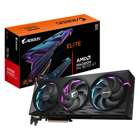 Card Màn Hình - Gigabyte Radeon RX 9070 XT AORUS ELITE 16GB