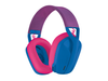 Tai Nghe Chơi Game Máy Tính Không Dây - Logitech G435 - Pink Blue | Wireless | Bluetooth