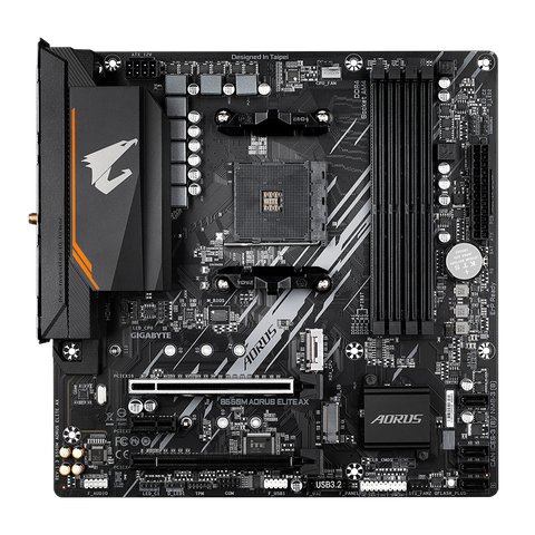 Mainboard -Gigabyte B550M AORUS ELITE AX (Wifi & Bluetooth)