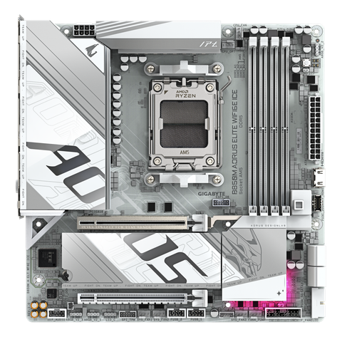 Mainboard - Gigabyte B850M AORUS ELITE WIFI6E ICE