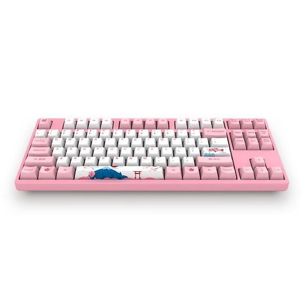 Bàn phím cơ AKKO 3087 RF World Tour Tokyo (AKKO switch v3 - Cream Blue/Cream Yellow)