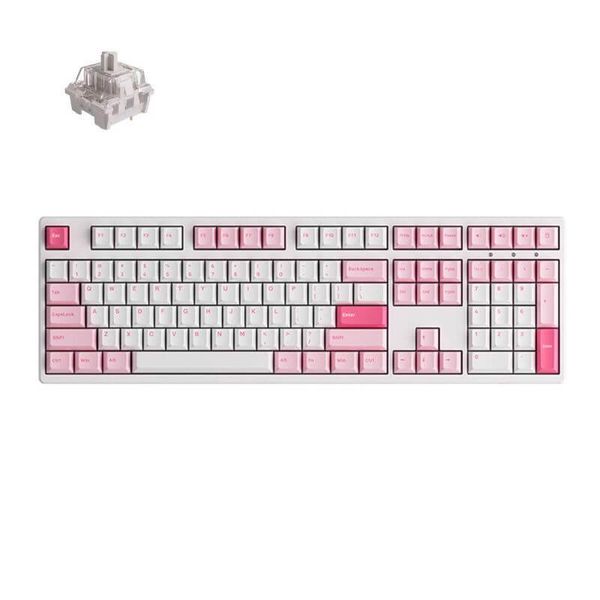 Bàn Phím Cơ AKKO 3108 Plus Prunus Lannesiana (FBT Double - Shot / Foam tiêu âm / AKKO CS Switch)