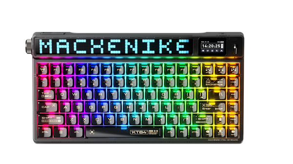 Bàn Phím Không Dây - Machenike KT84-B84W / Smart Screen / Tri-mode
