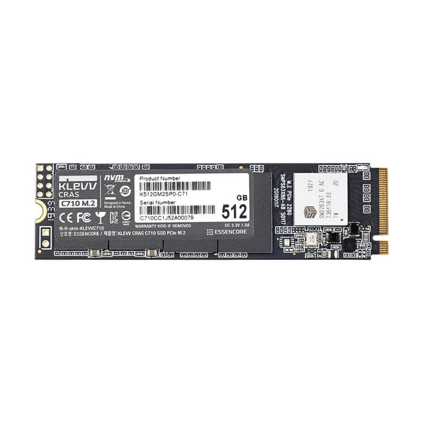 SSD Klevv CRAS C710 512GB M2 NVME Gen3x4