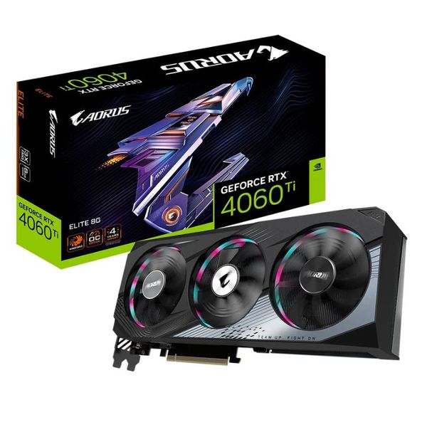 Card đồ họa GIGABYTE AORUS GeForce RTX 4060 Ti ELITE 8G 8GB GDDR6