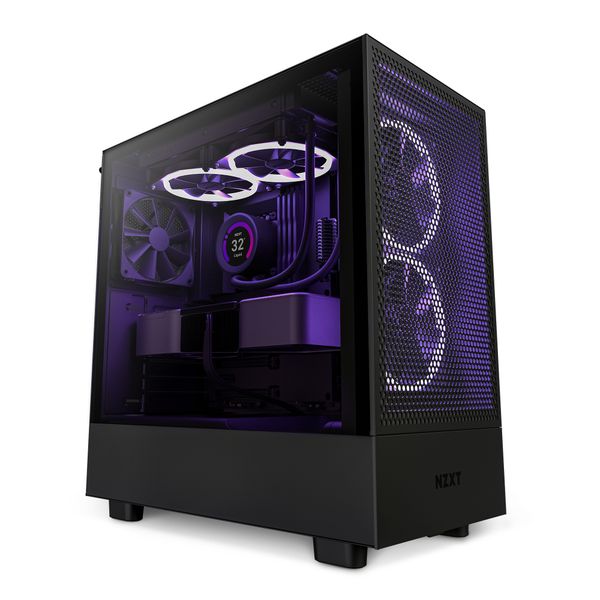 Vỏ Case Máy Tính - NZXT H5 Flow / White - Black