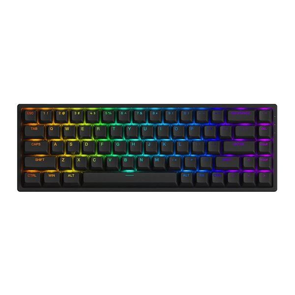 Bàn phím cơ - AKKO 3068 V2 RGB Black (Type C / Foam Tiêu Âm / Hotswap / Wireless / AKKO CS Jelly switch)