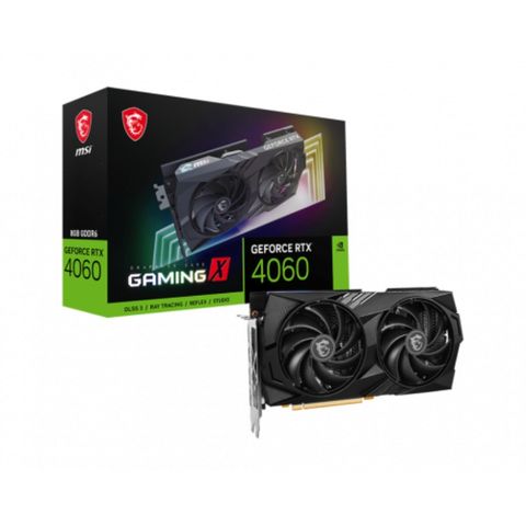 Card Màn Hình Máy Tính - VGA MSI GeForce RTX 4060 - Gaming X - 8G cứng cáp