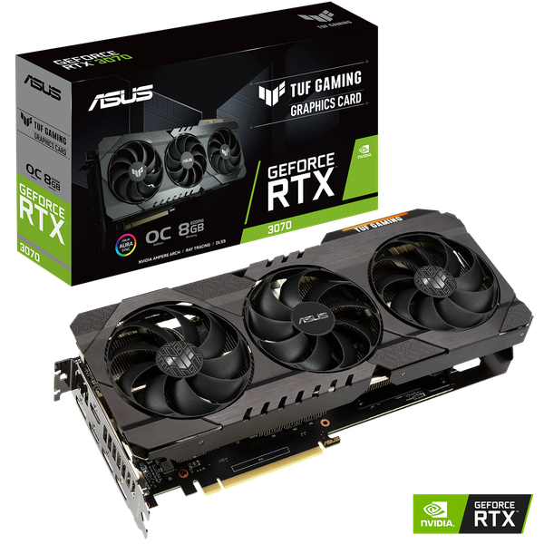 Card Màn Hình - VGA ASUS TUF Gaming RTX 3070 V2 OC 8GB GDDR6