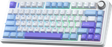 Bàn Phím Cơ Không Dây - AULA F75 White Purple / 3 mode / Star Vector Switch