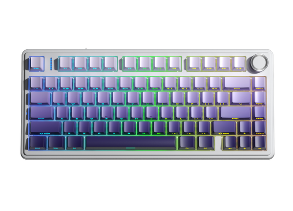 Bàn Phím Cơ Không Dây - AULA F75 Pro Gradient Purple / 3 mode