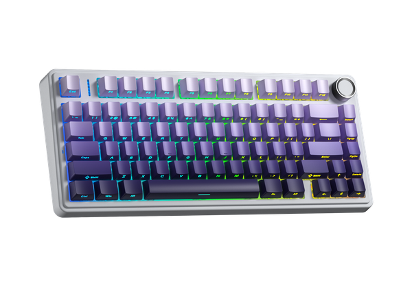 Bàn Phím Cơ Không Dây - AULA F75 Pro Gradient Purple / 3 mode