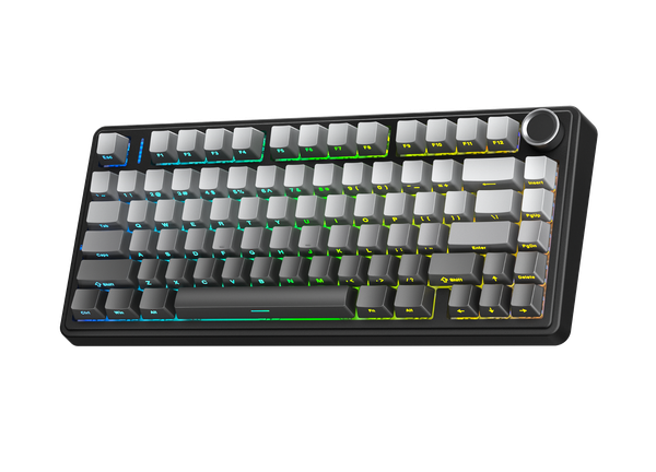 Bàn Phím Cơ Không Dây - AULA F75 Pro Gradient Black / 3 mode