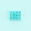 AKKO Keycap Set – Tiffany Blue (PC / ASA-Clear profile / 155 Nút )