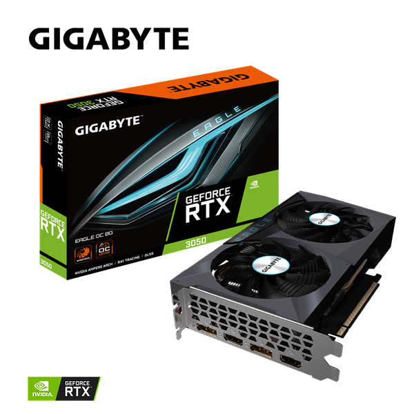 Card Màn Hình RTX™ Gigabyte 3050 EAGLE OC 8G