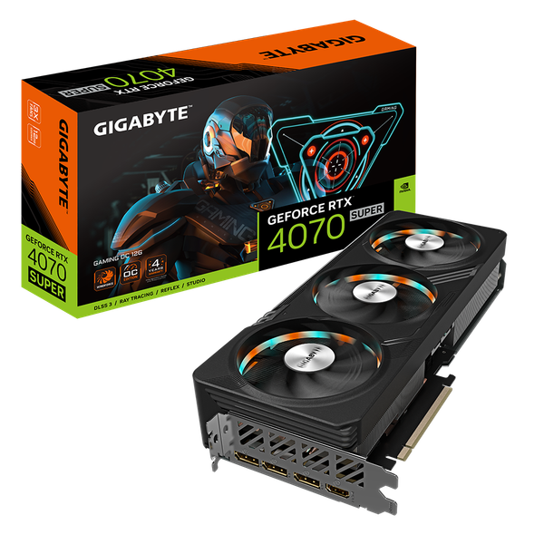 Card màn hình - GIGABYTE GeForce RTX 4070 SUPER GAMING OC 12G