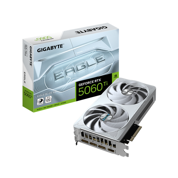 Card Màn Hình - Gigabyte GeForce RTX™ 5060 Ti EAGLE OC ICE 16G