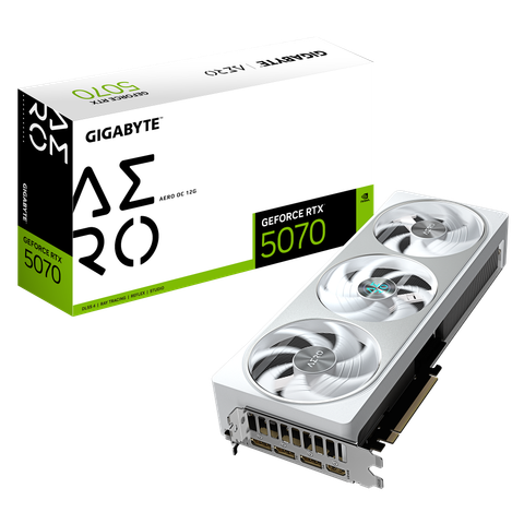 Card Màn Hình - Gigabyte GeForce RTX™ 5070 AERO OC 12G