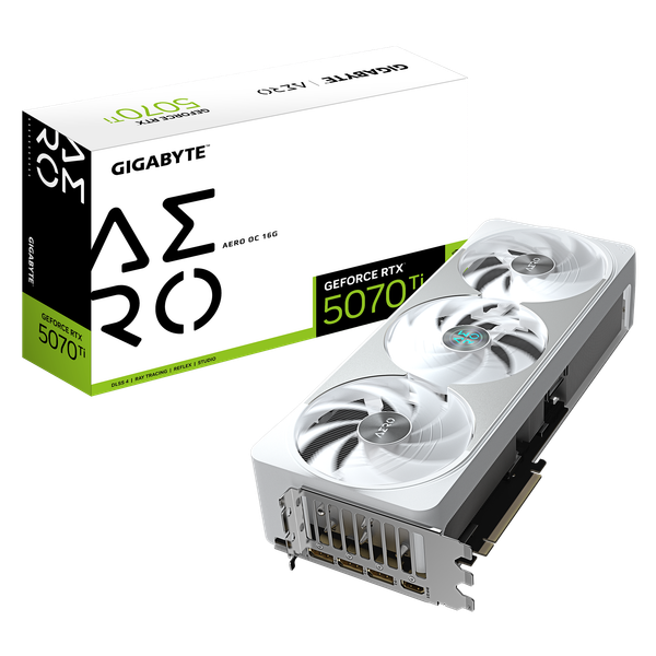 Card Màn Hình - Gigabyte GeForce RTX™ 5070 Ti AERO OC 16G