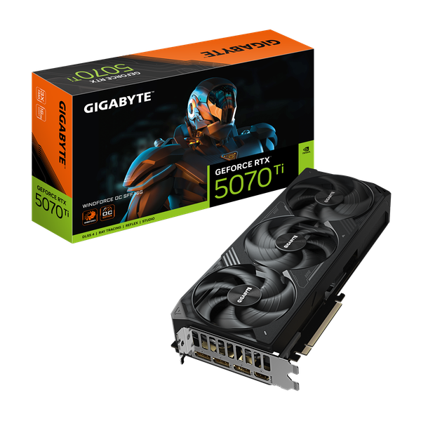 Card Màn Hình - Gigabyte GeForce RTX™ 5070 Ti WINDFORCE OC SFF 16G