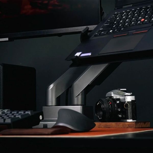 Giá đỡ MacBook/Laptop HyperWork VESA HPW-LT01 - Hỗ trợ ngàm Vesa gắn arm - Hàng chính hãng