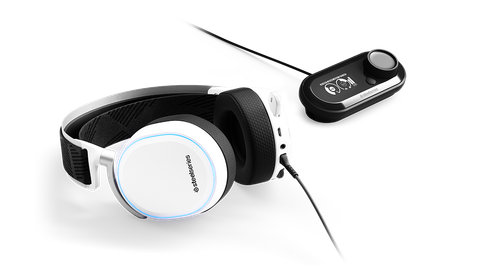 Tai Nghe Chơi Game Có Dây - Steelseries Arctis Pro RGB Game DAC| White Edition