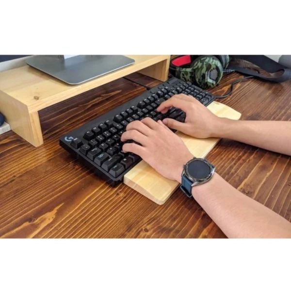 Kê Tay Bàn Phím - Gỗ Fullsize | TKL | Phím 60% | Kê Tay Cặp | Vân Gỗ Ngẫu Nhiên