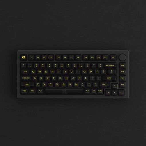 AKKO Clear Keycaps Set v2 – Black ( PC / ASA profile / 155 nút )