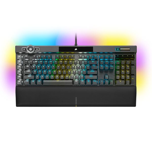 Bàn Phím Cơ Có Dây - Corsair K100 RGB | Cherry MX Speed Silver