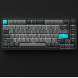 Bàn phím cơ MonsGeek MG75 Black & Cyan (White LED / AKKO Switch V3 / PBT Double-Shot)